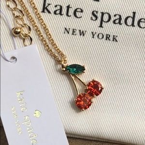 🍒 Kate Spade NY Ma Cherie Cherries Necklace
